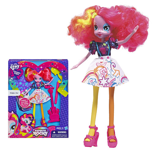 My Little Pony Equestria Girls Rainbow Rocks Pinkie Pie Doll with Doodle Skirt